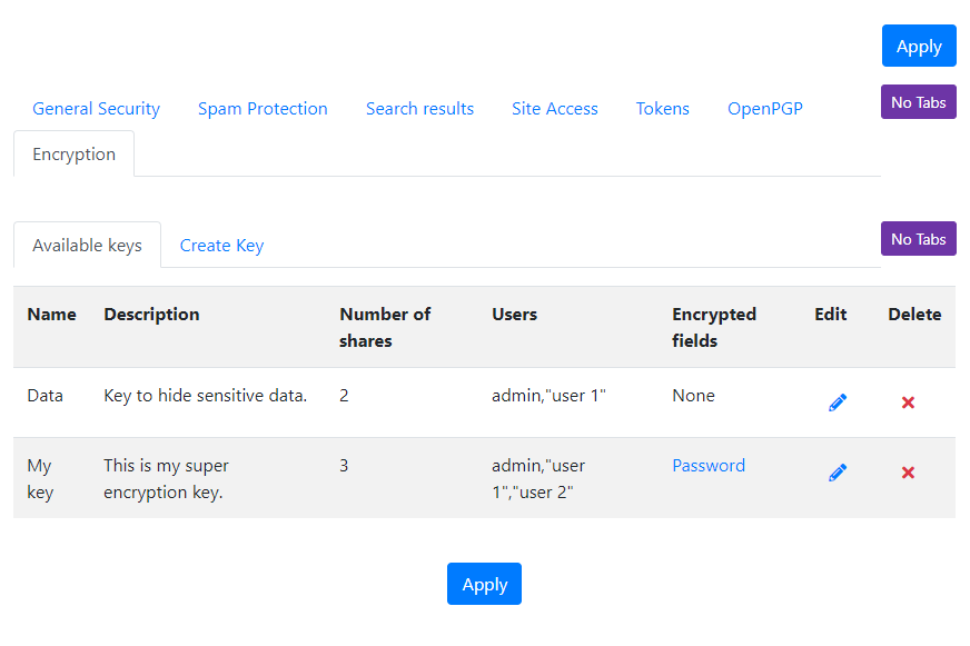 Shamir secure creating key