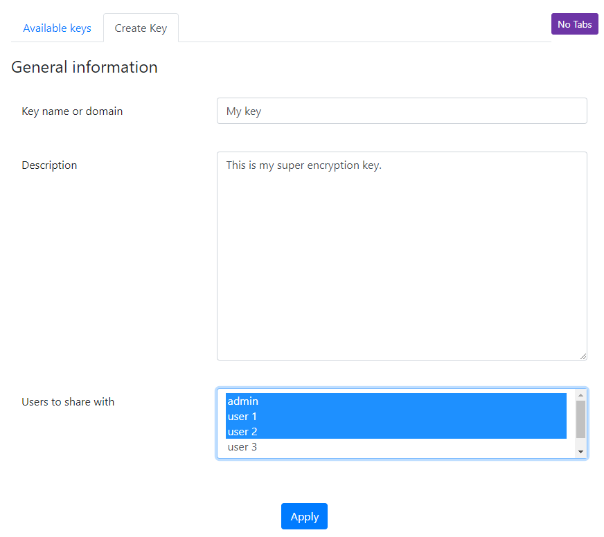 Shamir secure creating encryption key