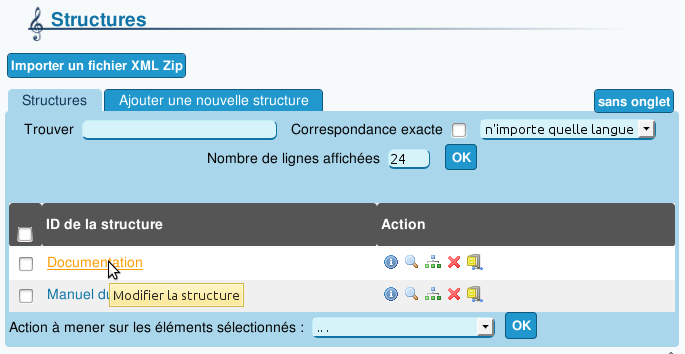 Structure Liste